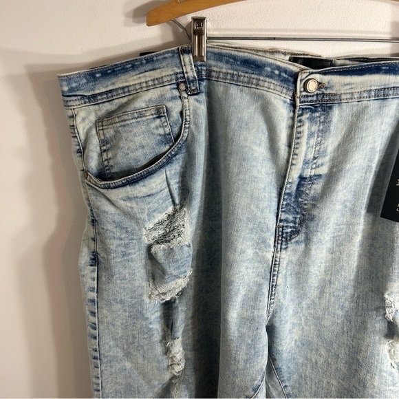 Steve’s Jeans Distressed Shorts NWT Sz 48 Men’s Blue - Picture 6 of 8